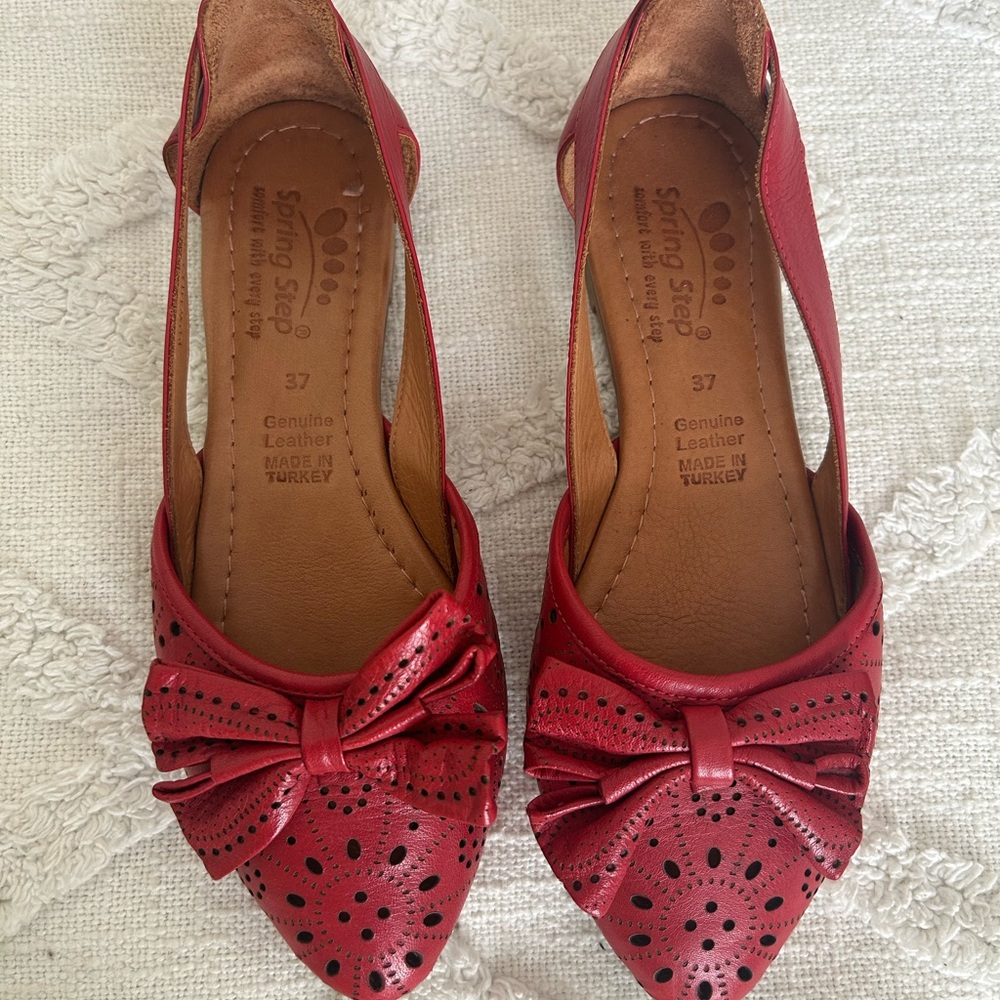 Spring Step Bowtiful Flat